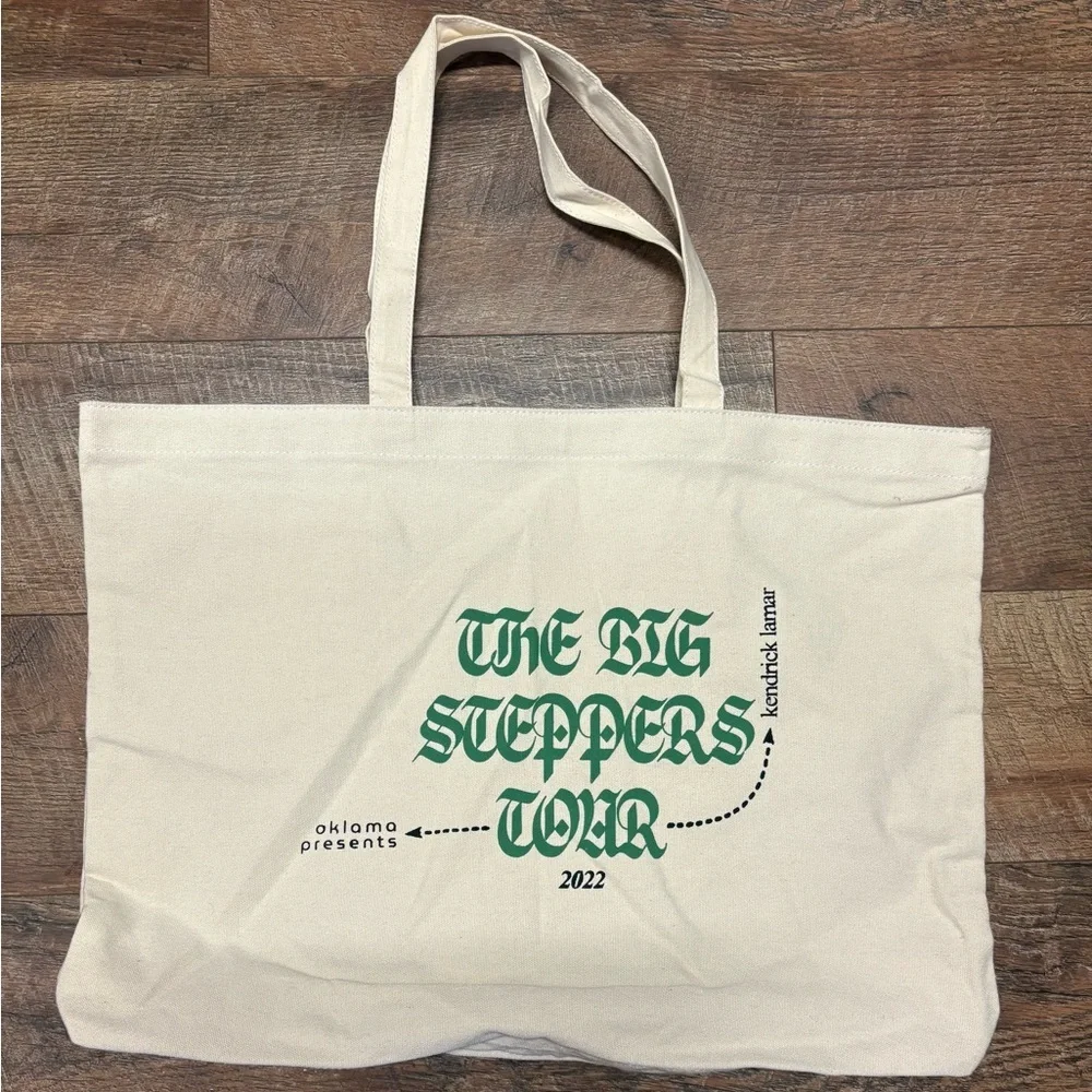 NWOT Kendrick Lamar “The Big Steppers Tour” 2022 Canvas Tote Bag